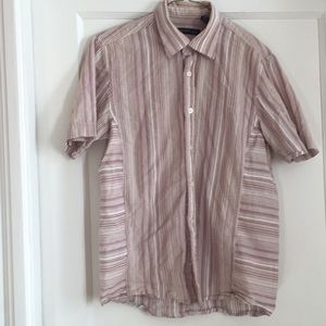 Kenneth Cole Men’s Short Sleeved Button Down Small